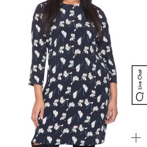 Eloquii Easy Tee Printed Dress- 18